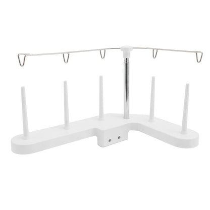 Adjustable 5 Spools Thread Stand Holder for Home Sewing Machine, Neatly Organize with Sewing Machine Thread Holder, Spool Rack