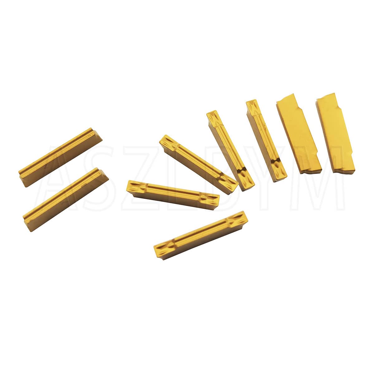 ASZLBYM Lathe Grooving Tool Holder Grooving Cut-Off Tool Holder MGEHR1616-2 With 11pcs MGMN200-G Indexable Carbide Grooving Inserts