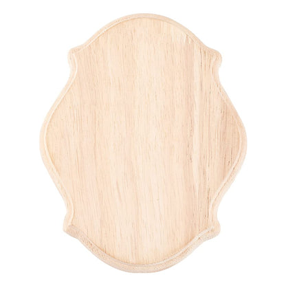 FINGERINSPIRE Unfinished Wood Plaque 5.9x4.8x0.7inch Oval Wooden Blank Signboards Natural Wood Crafts for Painting Carving Burning Wood Boards for DIY Craft Projects Home Decoration