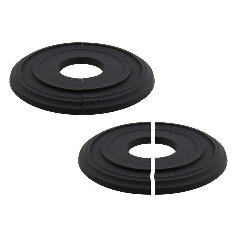 Savagrow 2PCS OD 12.2" Black Multiple Lines Split Ceiling Medallion Ceiling Light Fixture for Light Fixtures & Ceiling Fans