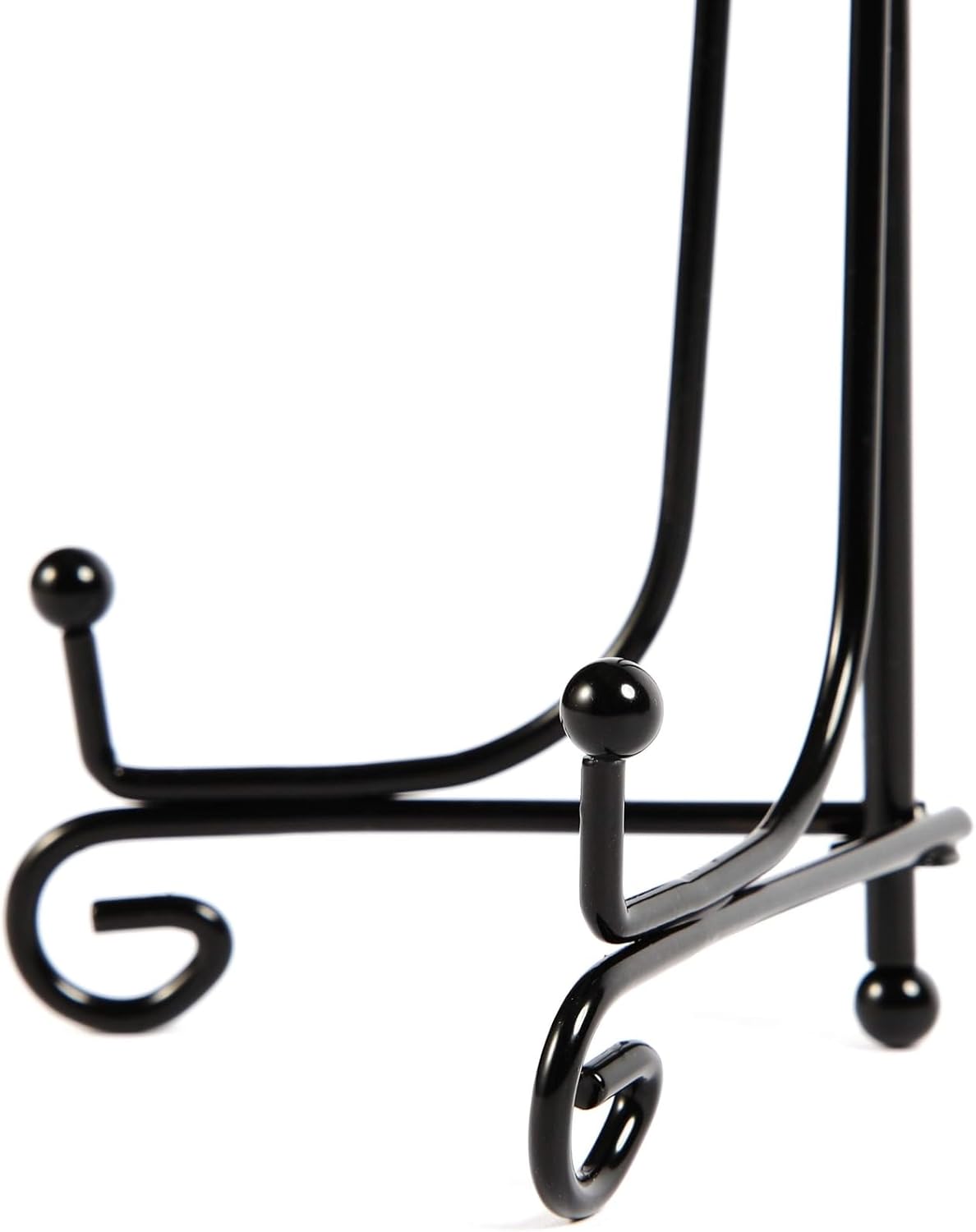Juvale 4 Pack Iron Easel Display Stand, 5 Inch Decorative Easel for Tabletop, Plates, Pictures, Paintings