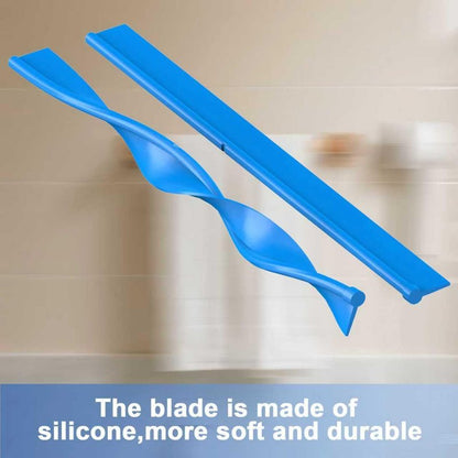 EHOMGUI Shower Squeegee for Glass Doors, Squeegee with Long Handle, Telescoping Squeegee for Shower, Extendable Window Cleaner Tool for Car Windows, Tile Walls, Sliding Door, Shower Glass Door