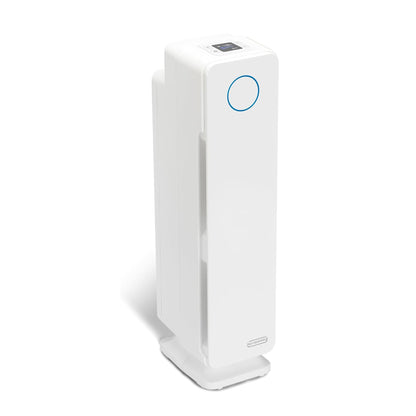 GermGuardian 5-In-1 HEPA Air Purifier for Home, Pet Air Purifier with HEPA Air Filter & UV-C Light, AC4300BPTCA, 743 Sq. Ft., 22'' Tower, Black