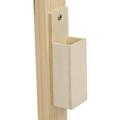 Adjustable Embroidery Stand, 360° Rotating Wooden Cross Stitch Floor Stand, PVC Tube Scroll Frame Holder
