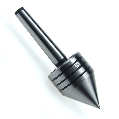 HFS(R) MT1 Live Center Heavy Duty Live Tailstock Center with 60 Degree Tip Wood Lathe Tool for Woodworking Projects (#1 Morse Taper)