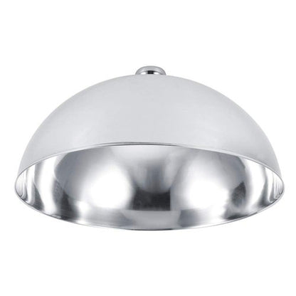 Dish Cover Lid, Polished Stainless Steel Food Serving Cover Cloche Dome Plate for Hotel Buffet Restaurant (12.5 inch silver tripod)