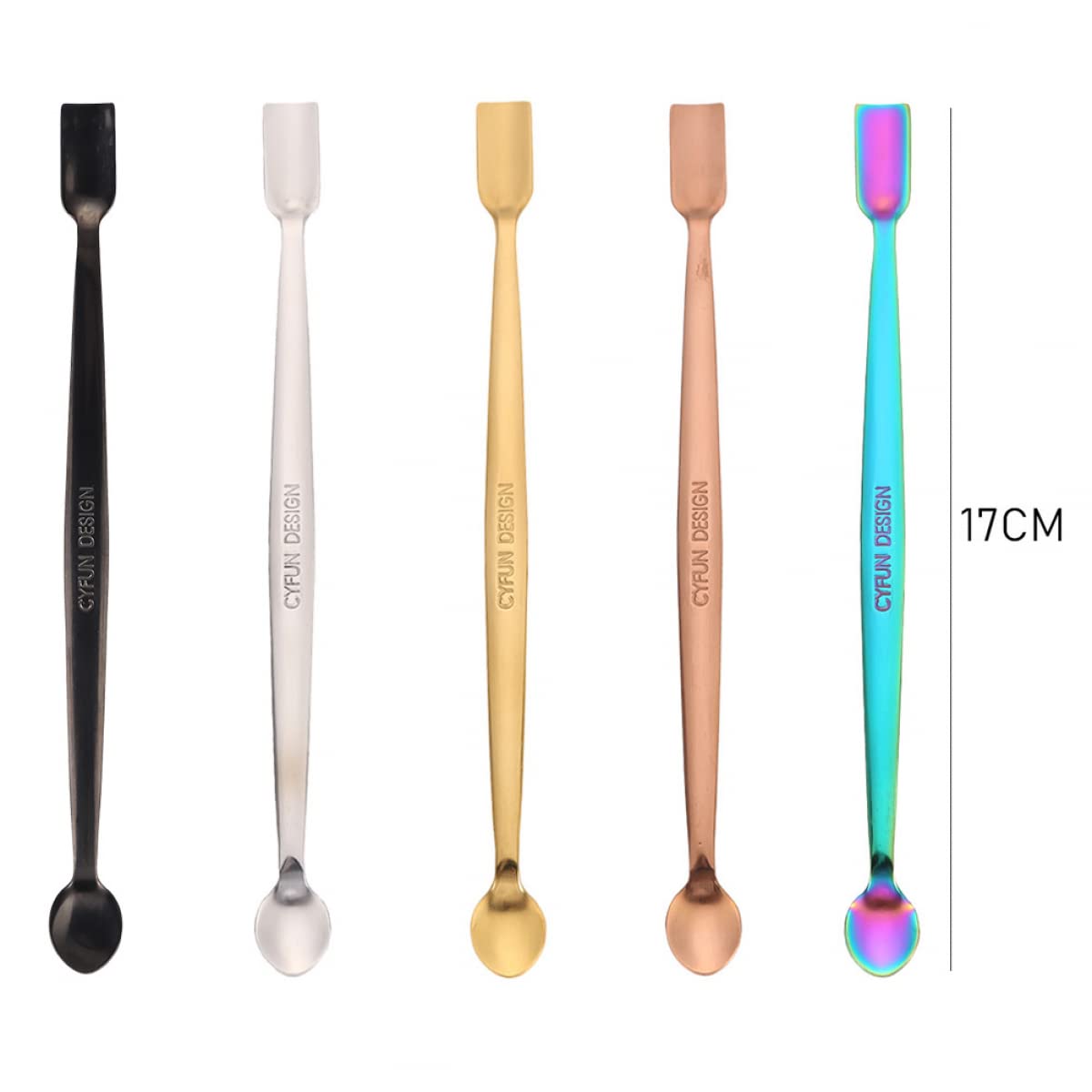 6PCS/Set Embossing Powder Brush with Cap Craft Painting Glitters Powder Brush Soft Bristles Handle Tool 5 Colors 304 Stainless Steel Craft Spoons Setfor DIY Scrapbooking Paper Cards Making