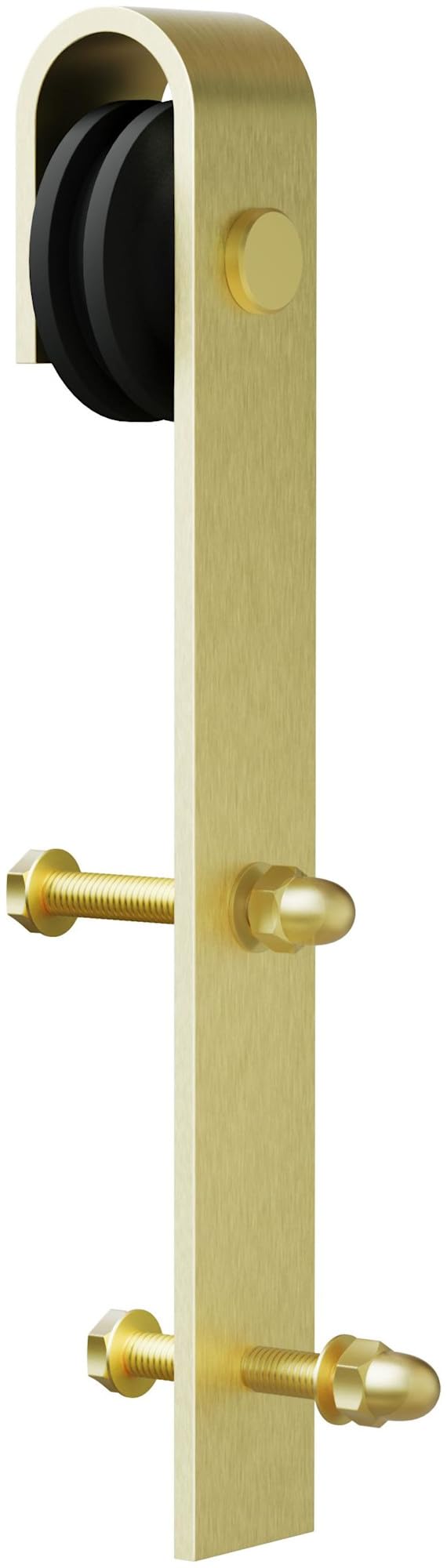 Miseno MBDH0005X78 78-3/4" Bent Strap Barn Door Hardware Kit - Oil Rubbed Bronze