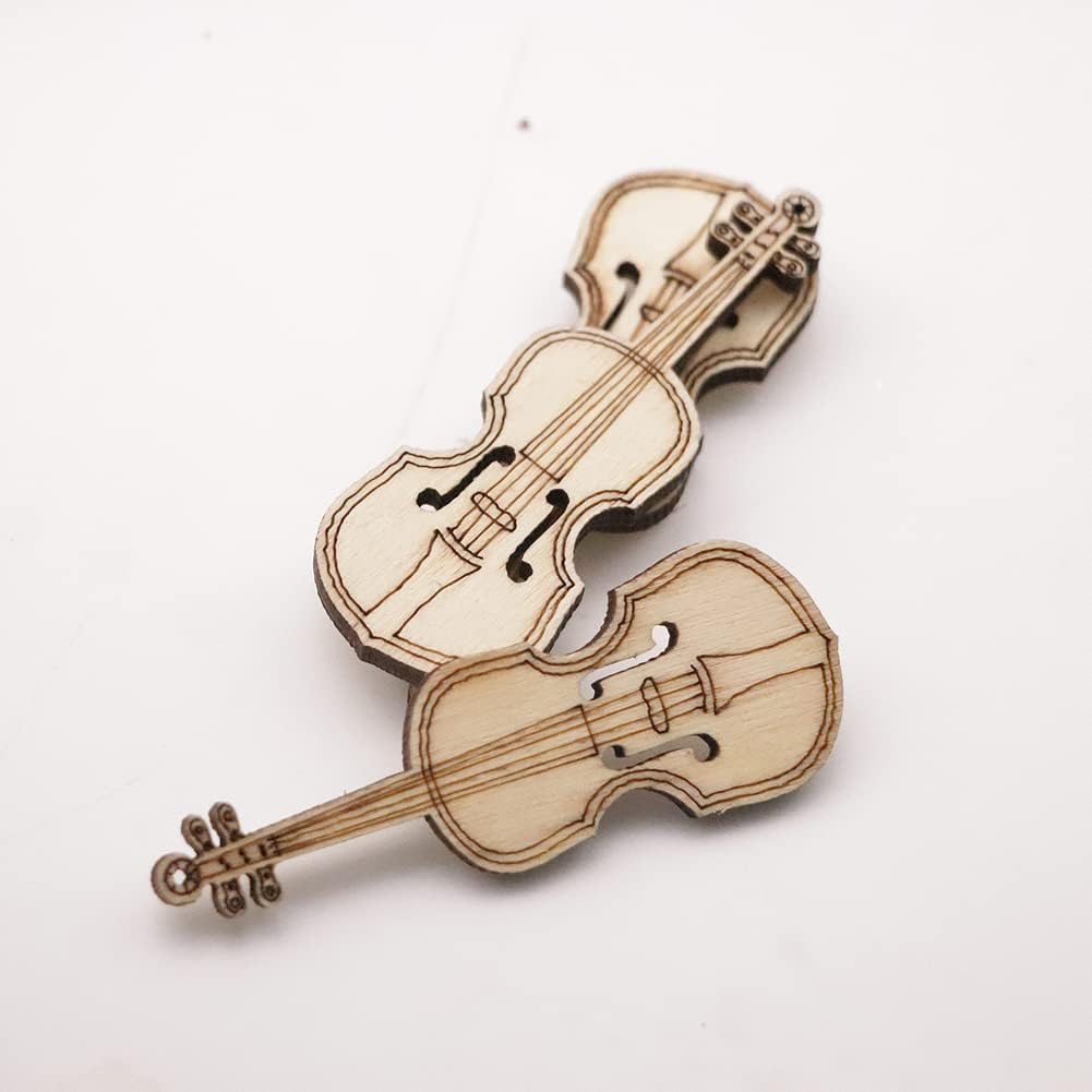 Guitar Magnets for Refrigerator, JruiZhp 16 Pcs Lovely Violin Shaped Magnets for Home and Office Decoration