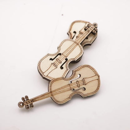 Guitar Magnets for Refrigerator, JruiZhp 16 Pcs Lovely Violin Shaped Magnets for Home and Office Decoration