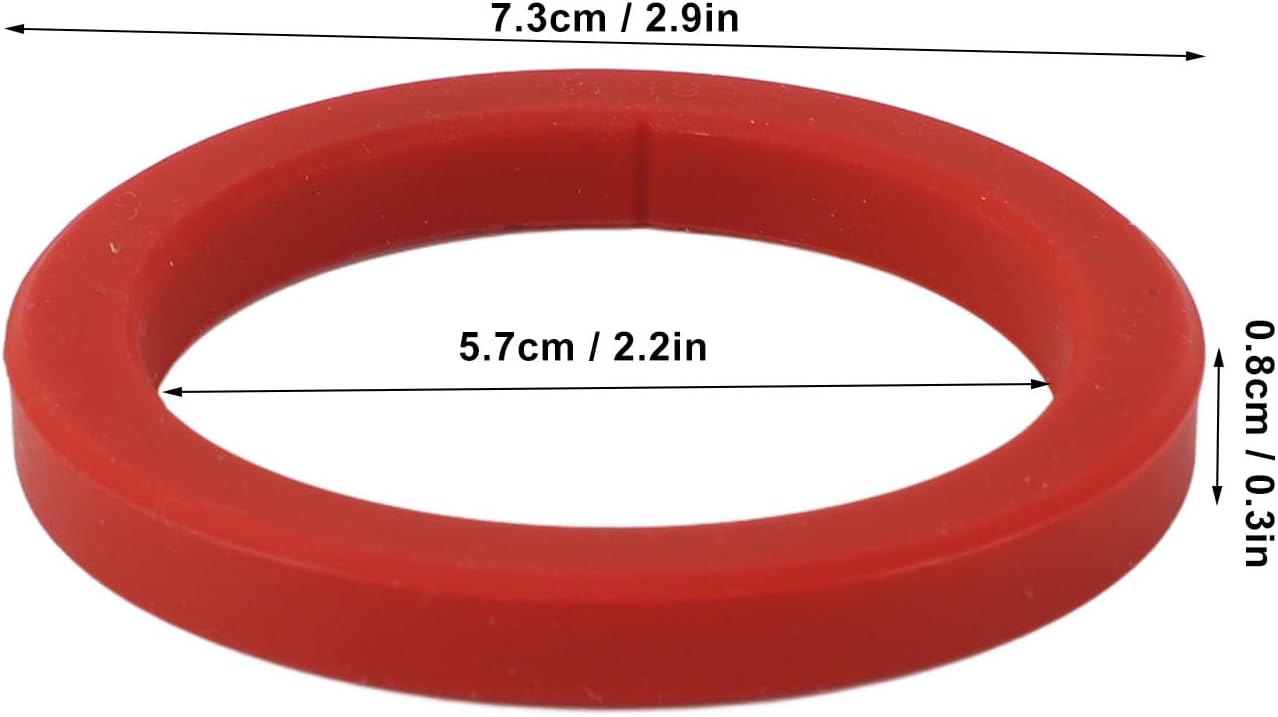 Silicone Group Gasket 2PCS E61 Replacement for Gaggia Coffee Machines, Leak Proof, High Temp Resistance