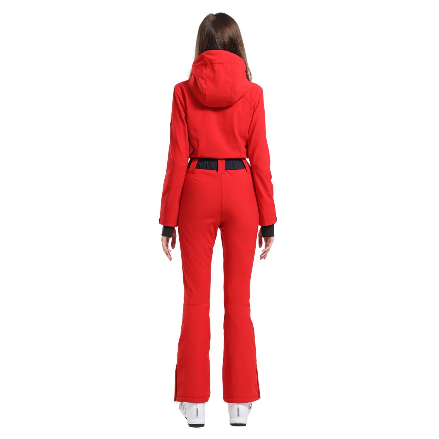 GSOU SNOW Ski Suit Women Snowsuit Slim One Piece Jumpsuit Snow Jackets Waterproof Winter Windproof Outdoor Sports Warm