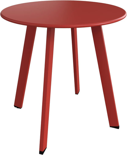 Stylish Round Outdoor Side Table - Small Accent Table for Patio & Balcony
