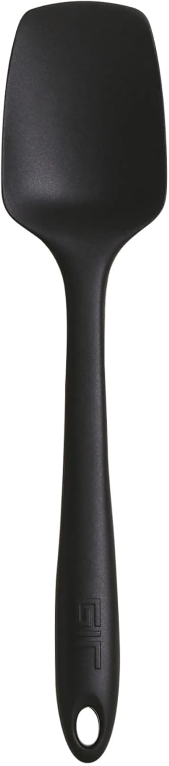 GIR: Get It Right Premium Seamless Spoonula, Non-Stick Heat Resistant Silicone Scraper for Mixing