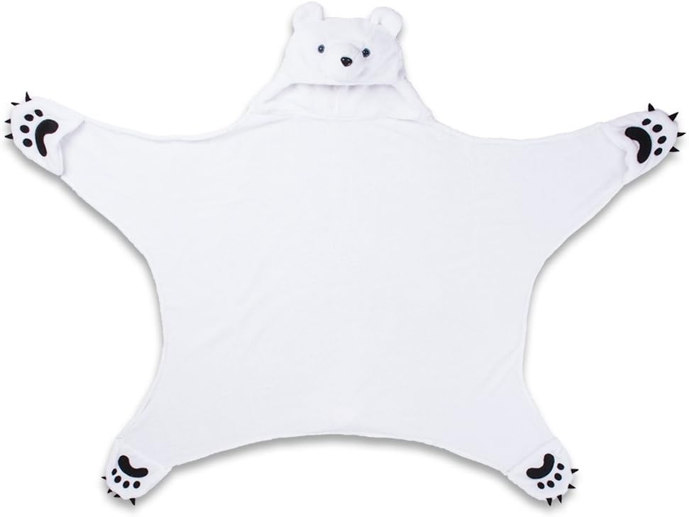 Kids Wearable Hooded Blanket by Fin Fun - Perfect for Boys & Girls