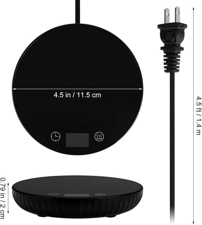 STOBAZA Coffee Mug Warmer for Desk, Electric Cup Warmer with 3 Temp Settings, Auto Shut Off, Milk Tea Warmer Plate