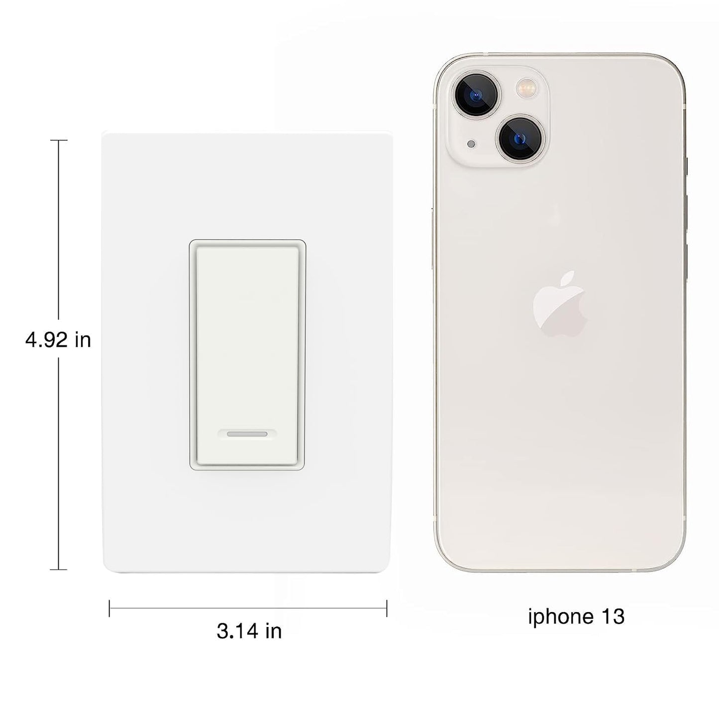 BN-LINK Smart Electrical Outlet with 2 Controlled Plugs and Type-C Charging, in-Wall Smart Wi-Fi Outlet with Voice and APP Remote Control, Compatible with Alexa and Google Assistant, 2.4GHz Wi-Fi Only