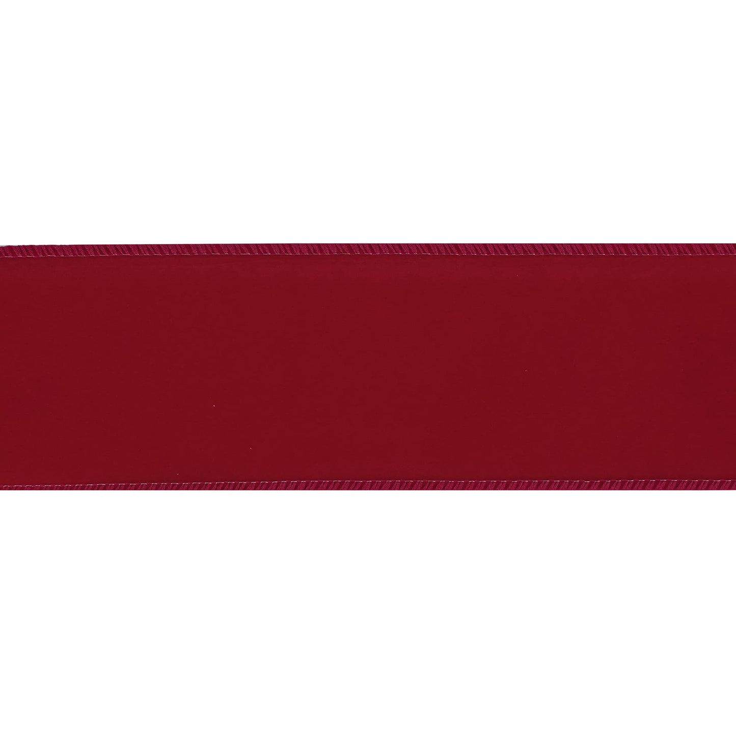 MEEDEE Red Velvet Wired Ribbon 2.5 Inch Wide Red Ribbons 25 Yards Spool Velvet Christmas Ribbon Red Wired Ribbons for Christmas Tree, Wreaths Supplies, Bows Making