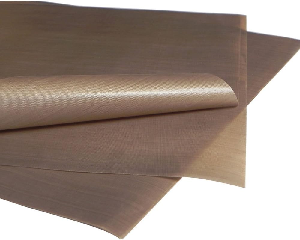 5PCS 16" x 24" PTFE Fabric Sheet 5Mil Thickness for Sublimation Printing Non-Stick Sheet Craft Mat