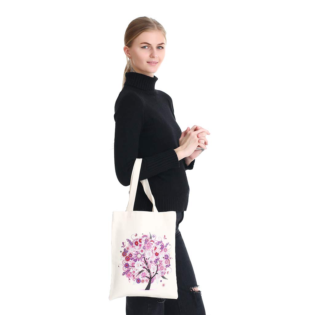 JGA JOGGING ARM 5D Art Craft Diamond Painting Shopping Canvas Tote Bag Foldable Hand bags Accessories Tray Organizer for Adult Women Handwork