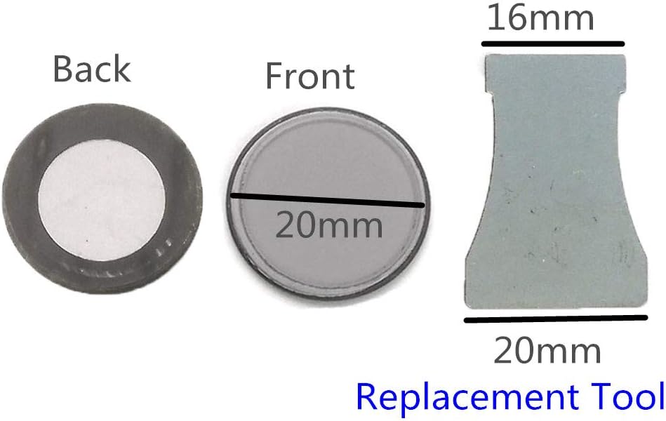 HRTSELEC 12 PCS 20MM Ceramics Discs Replacement Disk for Ultrasonic Mist Maker Fogger Humidifier
