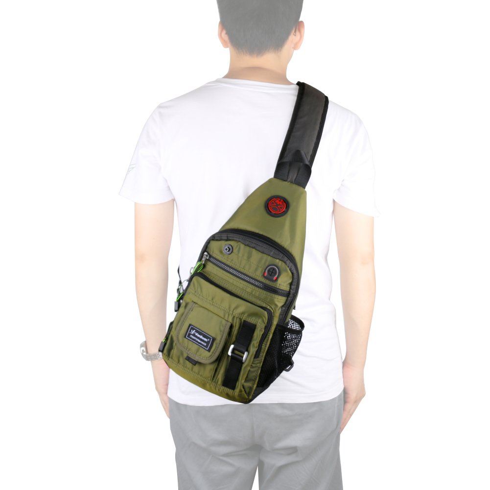 Vanlison Crossbody Sling Bag Small Backpack for Men Women Teens Bag