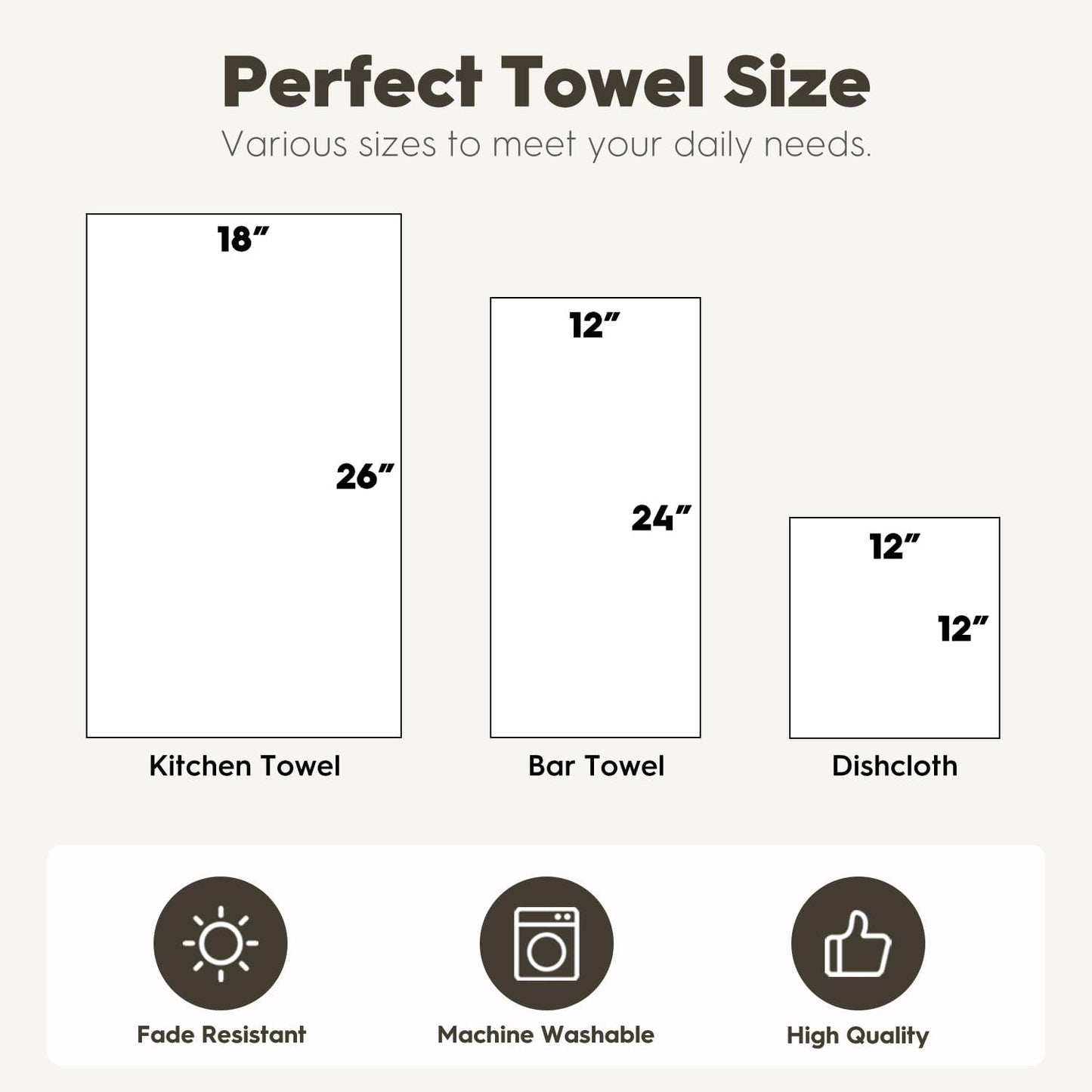12x24 Inch Set 2 Artoid Mode Dark Blue Dahlia Floral Bar Kitchen Towels, Quick Dry Microfiber Cloth Dish Towels