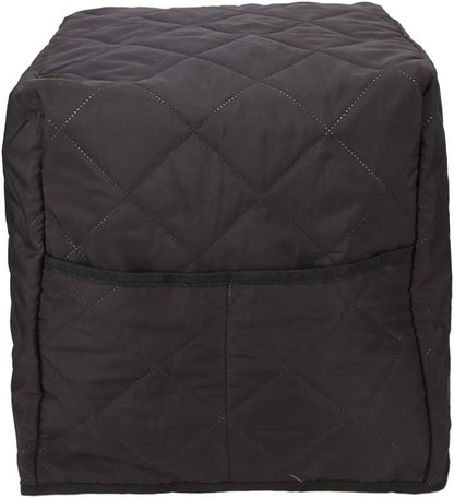 Black Coffee Maker Cover, Stain Resistant Washable Appliance Cover to Protect Coffee Machine (32 X 31 X 36cm)
