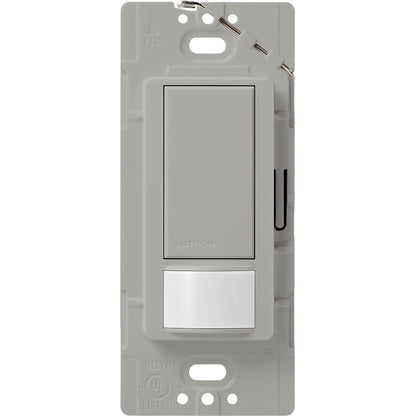 Lutron Maestro Motion Sensor Light Switch Indoor for Bathroom, Garage, Laundry Room, Any Bulbs, Occupancy Vacancy Sensor, Single-Pole, MS-OPS2-WH, White