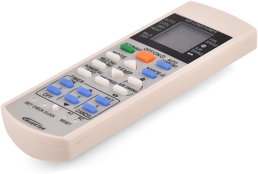 Universal Air Conditioner Remote Control Replacement for Panasonic Models A75c3300, A75c3208, A75c3706, A75c3708