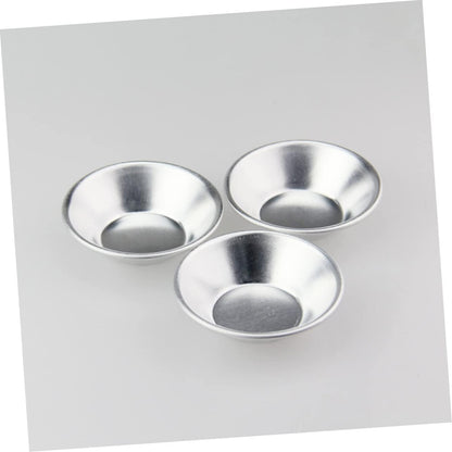 VICASKY 10pcs Mini Tart Tin, Chinese Egg Tart Portuguese Egg Tart Mini Dessert Molds, Non-Stick Egg Tart Pan