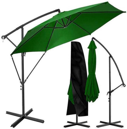 Wind Protection Fixing Strap for Large Cantilever Parasols, Adjustable Windproof Protection with Hooks