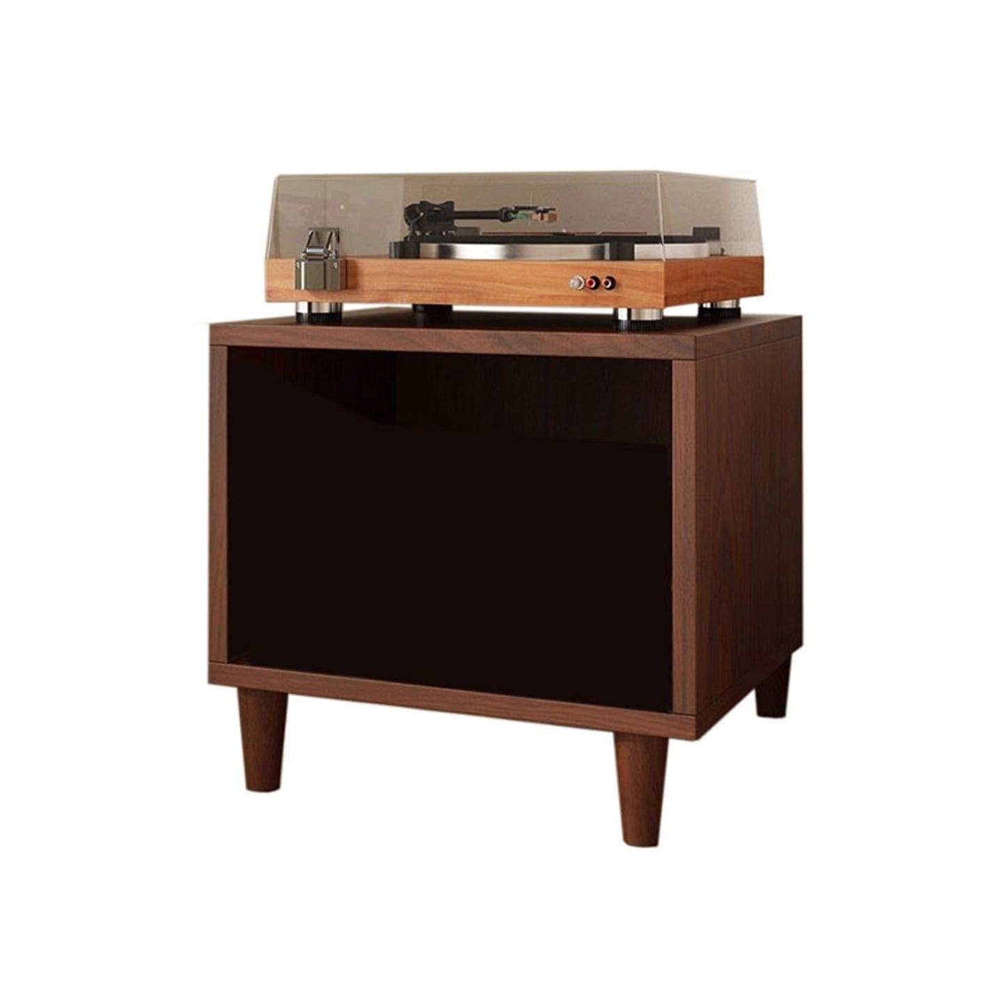 YUHUAWF Vinyl Record Holder Vinyl Record Display Cabinet Wooden Storage Shelf for Home Office CD Holder