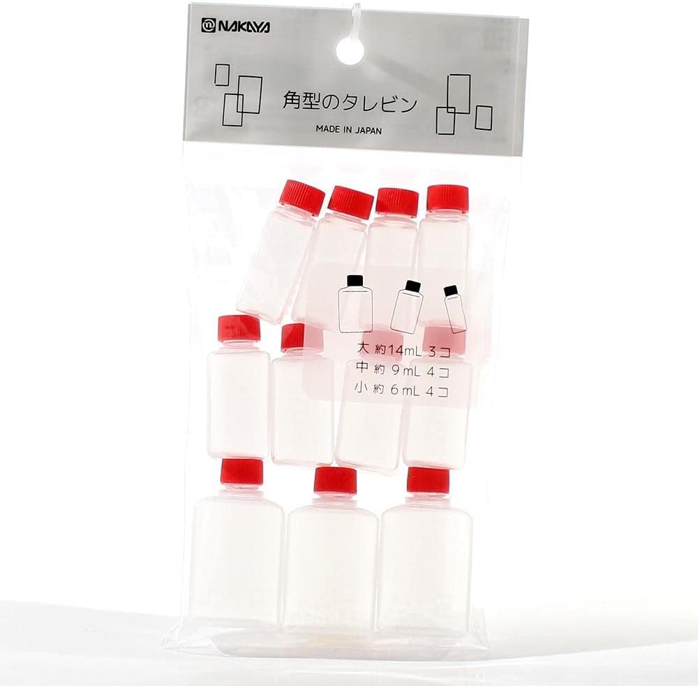2054, 11pcs JapanBargain Japanese Travel Bottles for Dressing Spice Soy Sauce Squeeze Squirt Bottles Mini Sauce