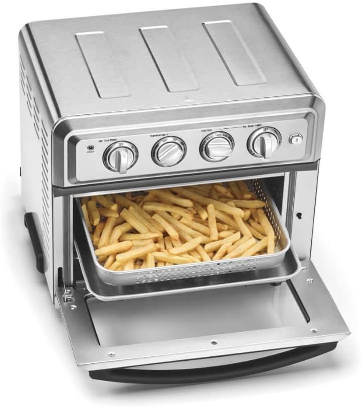 Cuisinart Non-Stick Airfryer Basket, Compatible with TOA-60, AND TOA-65, ANS-TOA2528, Silver