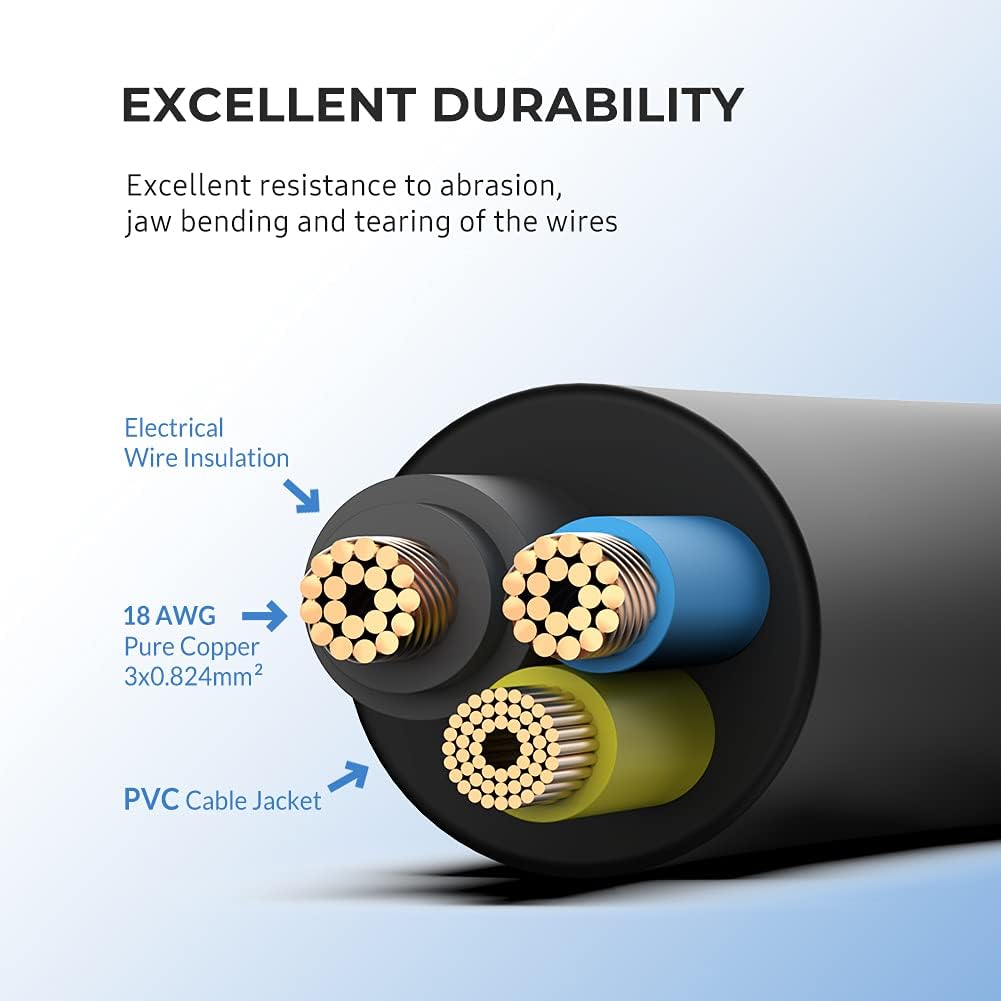 HKY AC Adapter Power Cord Compatible with Shark CH951 CH950 CH955 UltraCyclone Pro Handheld Vacuum CH95014 CH95114