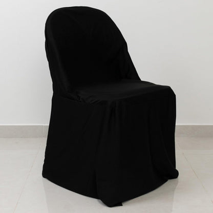 1 Pack Black Premium Scuba Stretch Chair Cover