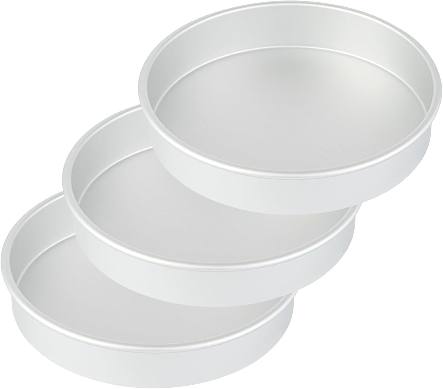 Restaurantware-Met Lux 10 x 2 Inch Straight-Sided Baking Tin, Round Cake Pan for Layer Birthday Cake