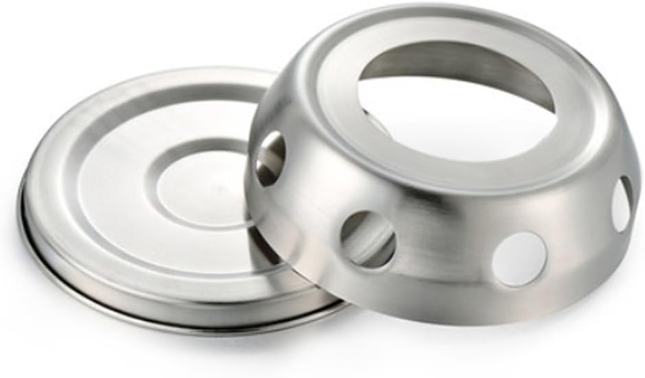Round Base Stainless Steel Teapot Holder, Candle Heating Device Teapot Warmer Rack