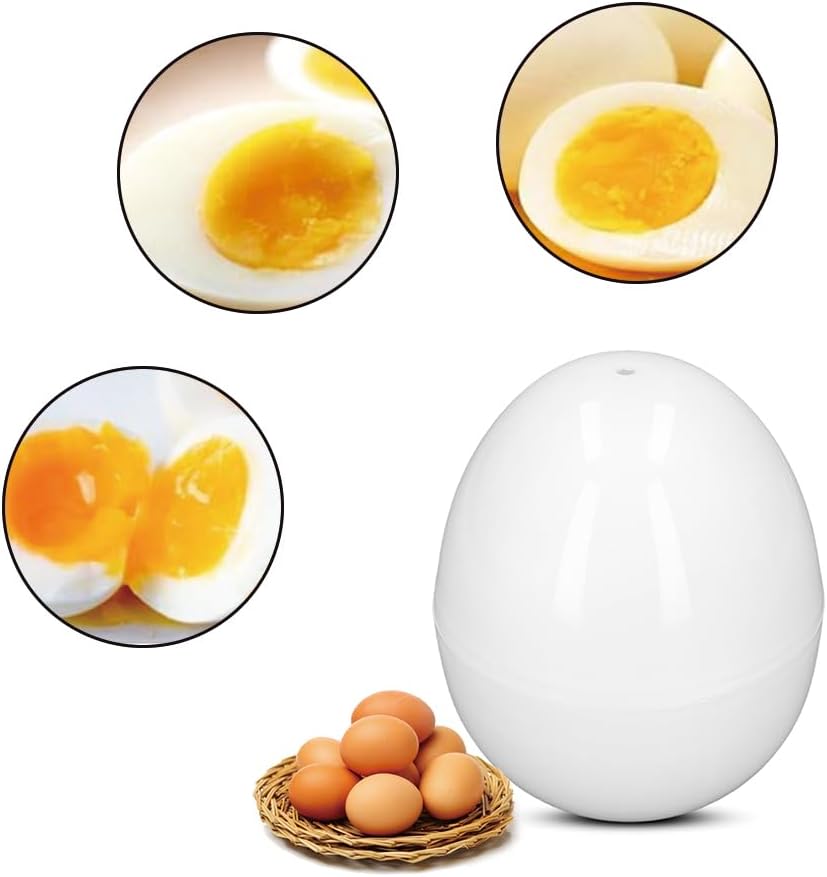 Microwave Egg Boiler, 4 Capacity Cooker for Hard Soft Boiled Eggs, Poached Omelets Cooking Utensils