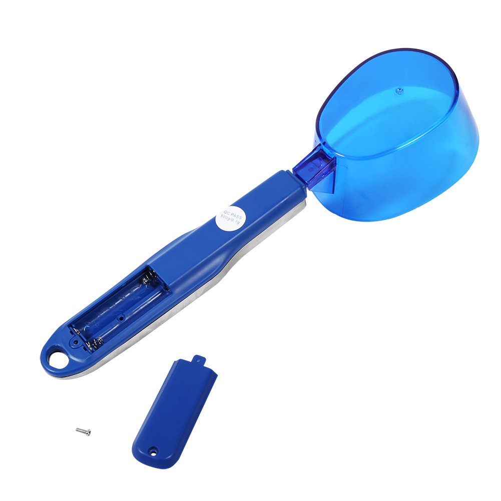 Digital Spoon Scale, Electronic Kitchen Gram Scale with LCD Display and 3 Measurement Spoons for Home Kitchen