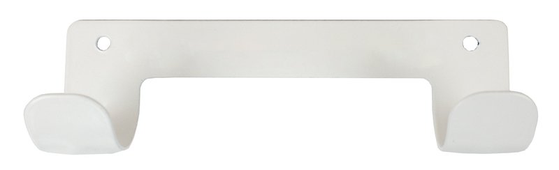 Wholesale Hotel Products T-Leg & Y-Leg Ironing Board Holder, Powder Coated Storage Rack with White Finish, Lightweight & Space Saving Closet Organizer for Ironing Board, Accessories, & More - (White)