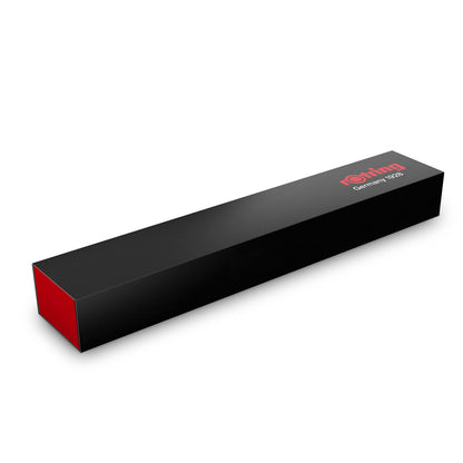 rOtring 600 Mechanical Pencil | 0.7 mm | Black All-Metal Body Propelling Pencil | Non-Slip Knurled Grip & Hexagonal Barrel