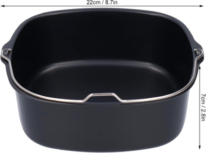 Air Fryer Cake Pan, Nonstick Pizza Pan and Baking Barrel, Dishwasher Safe for HD9925 HD9860 Models