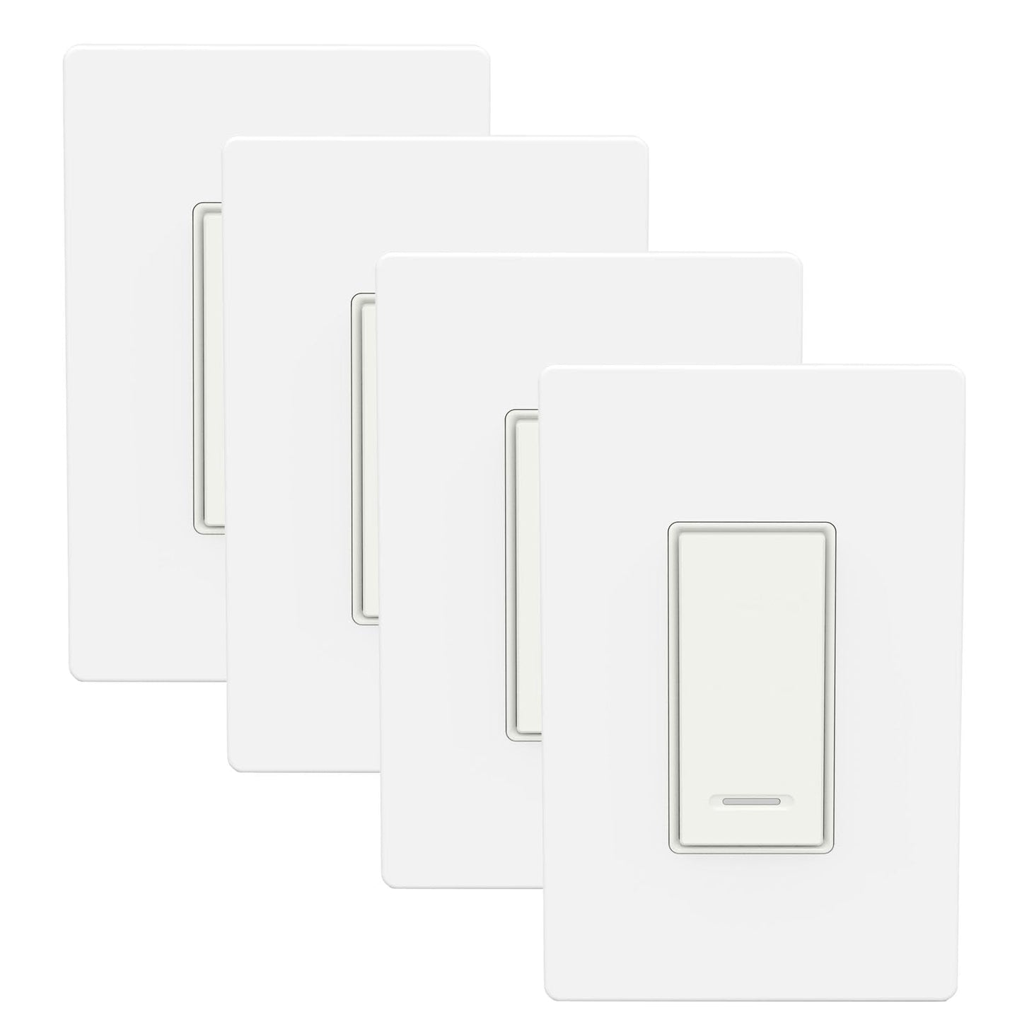BN-LINK Smart Electrical Outlet with 2 Controlled Plugs and Type-C Charging, in-Wall Smart Wi-Fi Outlet with Voice and APP Remote Control, Compatible with Alexa and Google Assistant, 2.4GHz Wi-Fi Only