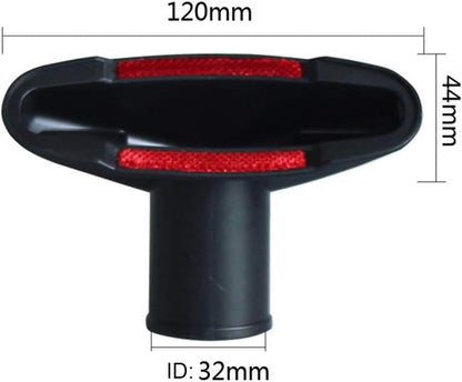 Vacuum Attachments 32mm (1 1/4 inch) Brush, Flexible Crevice Kit for Shop Vac Attachments, 7 Packs