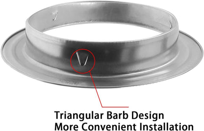 TTZEZE SUS304 Air Conditioning Wall Hole Cover, Decorative Partition Covers Accessories for Air Conditioning