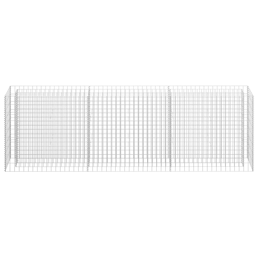Mhdvray Large Galvanized Steel Raised Garden Bed 106.3 x 106.3 x 35.4 in, Modern Industrial Planter Box for Outdoor Vegetables & Flowers, Square Metal Box for Patio, Balcony, Yard