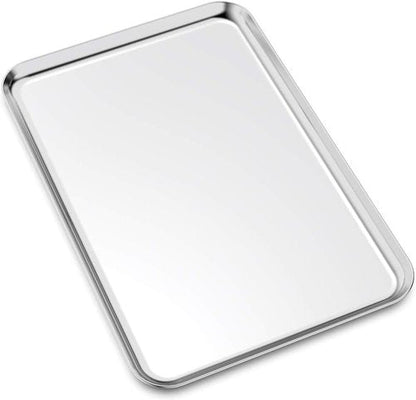 Bastwe Baking Sheet and Cooling Rack Set - Professional 24" x 16" Bakeware | Healthy, Nontoxic, Rustproof