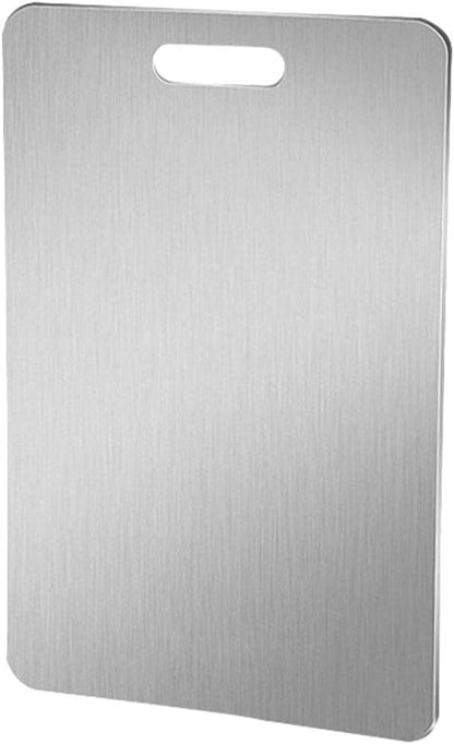 BESTOYARD Stainless Steel Cutting Board, 13.3"x9" for Child Fruit Kitchenware